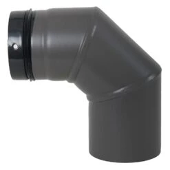 Ofen-Bogen Für Pelletofen, Geschweißt, 90°, ø 100 Mm, 3 Segmente, Ohne Deckel -Ofen Experte Verkäufe pellet bogen 90 3teilig g 1280x1280