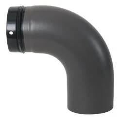 Bogen Für Pelletofen, Gezogen, 90°, ø 100 Mm, Ohne Reinigungsöffnung -Ofen Experte Verkäufe pellet bogen glatt 90 g 1280x1280