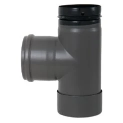 Kapselknie, Zylindrisch, Eingezogen, ø 100 Mm, Steckrichtung Zum Schornstein -Ofen Experte Verkäufe pellet kapselknie schornstein g 1280x1280