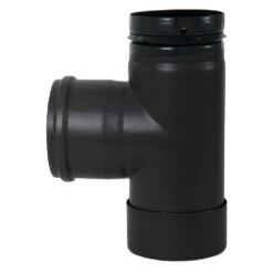 Kapselknie, Zylindrisch, Eingezogen, ø 100 Mm, Steckrichtung Zum Schornstein