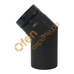 Bogen Für Pelletofen, Geschweißt, 45°, ø 100 Mm Mit Reinigungsdeckel -Ofen Experte Verkäufe pellet bogen 45 s 450px 1280x1280 1