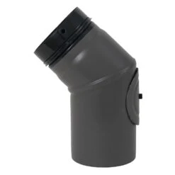 Bogen Für Pelletofen, Geschweißt, 45°, ø 100 Mm Mit Reinigungsdeckel -Ofen Experte Verkäufe pellet bogenroe 45 g 1280x1280 1