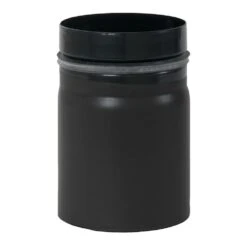 Ofenrohr, Kaminrohr Für Pelletofen, ø 100 Mm, Länge 150 Mm