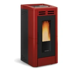 LaNordica Extraflame Pelletofen Anastasia Plus (12 KW) -Ofen Experte Verkäufe pelletofen lanordica anastasia plus bordeaux 1280x1280