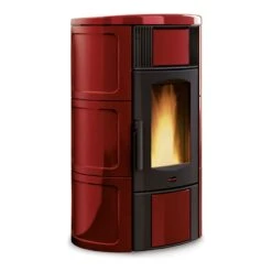 La Nordica Extraflame Wasserführender Pelletofen Iside Idro 2.0 (19 KW) -Ofen Experte Verkäufe pelletofen lanordica iside idro bordeaux 1280x1280