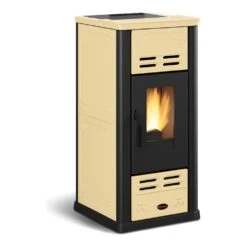 La Nordica Extraflame Pelletofen Serafina (7 KW) 9 La Nordica Extraflame Pelletofen Serafina (7 KW) -Ofen Experte Verkäufe pelletofen lanordica serafina pergamentgrau 1280x1280