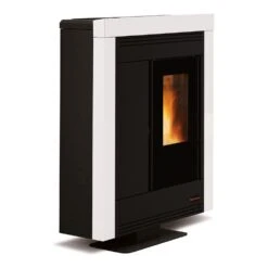 LaNordica Extraflame Pelletofen Souvenir Steel (10,2 KW) -Ofen Experte Verkäufe pelletofen lanordica souvenir steel weiss 1280x1280