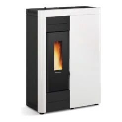 La Nordica Extraflame Wasserführender Pelletofen Virna Idro (14,5 KW) 6 La Nordica Extraflame Wasserführender Pelletofen Virna Idro (14,5 KW) -Ofen Experte Verkäufe pelletofen lanordica virna idro weiss 1280x1280