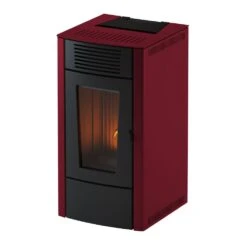 Pelletofen RED Dalia Air 6 S1 (6 Kw) -Ofen Experte Verkäufe pelletofen red dalia bordeaux 1280x1280