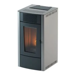 Pelletofen RED Dalia Air 6 S1 (6 Kw) -Ofen Experte Verkäufe pelletofen red dalia silbergrau 1280x1280