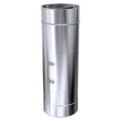 Schornstein, Rohr Mit Revisionsöffnung, Edelstahl, ø 100 Mm (160 Mm)