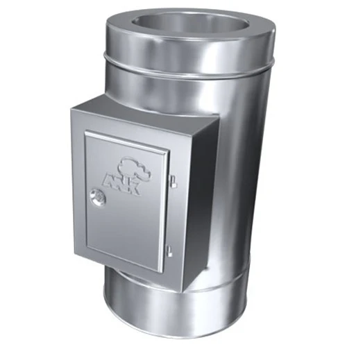 Schornsteinverlängerung, Prüföffnung, 150 Mm Doppelwandig, Höhe 1,05 M 3 Schornsteinverlängerung, Prüföffnung, 150 Mm Doppelwandig, Höhe 1,05 M – Bild 3
