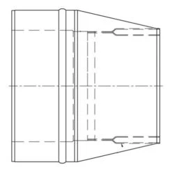 Schornstein, Konus Mit Doppelwandfutter, Edelstahl, ø 250 Mm (310 Mm) 5 Schornstein, Konus Mit Doppelwandfutter, Edelstahl, ø 250 Mm (310 Mm) -Ofen Experte Verkäufe rd os2 450 1280x1280 4