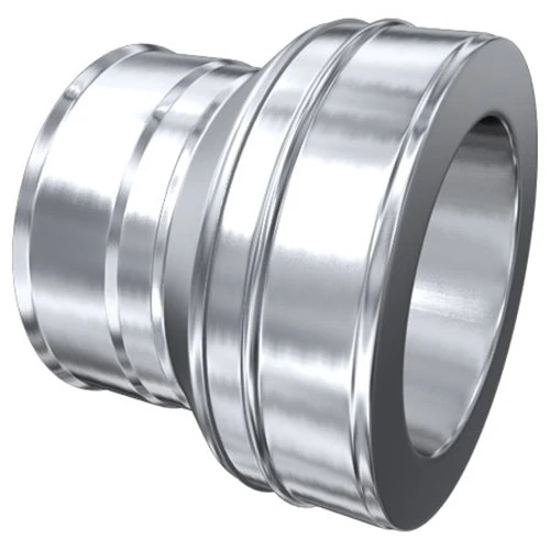 Schornstein, Reduzierung MKD 180 Mm (240 Mm) - MKS 160 Mm Aufgeweitet 1 Schornstein, Reduzierung MKD 180 Mm (240 Mm) - MKS 160 Mm Aufgeweitet