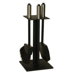 Red Anvil BlackMiniTower ToolBar-3 Kaminbesteck (3-teilig), Gestell Pulverbeschichtet MattSchwarz, G