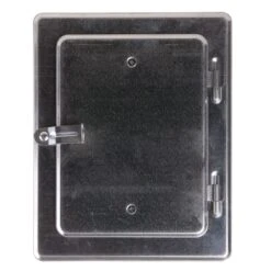 Schornstein-Kamin-Reinigungstür, 140 X 200 Mm, Verzinkt, Hebelverschluss