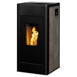 Pelletofen Rika FILO RAO (8 KW) -Ofen Experte Verkäufe rika filo rost metallic 1000 1280x1280 1