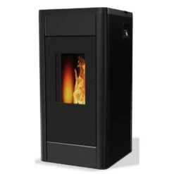 Pelletofen Rika FILO (8 KW) -Ofen Experte Verkäufe rika filo schwarz 1000 1280x1280