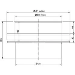 Übergangsstück Von Doppelwandig Auf Einwandig Mit Endstück, Edelstahl, ø 225 Mm -Ofen Experte Verkäufe rp end 450 1280x1280 7