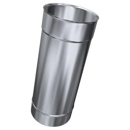 Schornsteinverlängerung, 180 Mm, Höhe 0,54 M, Fuß 180x180, Mit Regenhut 3 Schornsteinverlängerung, 180 Mm, Höhe 0,54 M, Fuß 180x180, Mit Regenhut – Bild 3