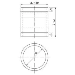 Schornstein, Sanierung, Justierelement, Edelstahl, ø 113 Mm (173 Mm) -Ofen Experte Verkäufe rtjde 450 1280x1280 3