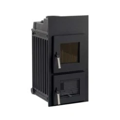 Kachelofen-Einsatz Leda Rubin K16 (6,0 KW) Mit Frontplatte 790 X 390 Mm