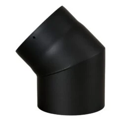Ofenrohr, Rauchrohr, Bogen, Verschliffen, Senotherm, 45°, ø 120 Mm