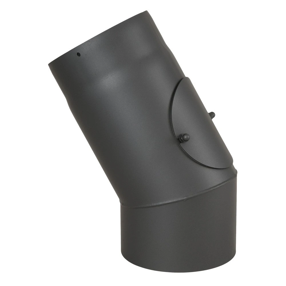 Ofenrohr, Rauchrohr, Bogen, Senotherm, 30°, Mit Tür, ø 130 Mm 3 Ofenrohr, Rauchrohr, Bogen, Senotherm, 30°, Mit Tür, ø 130 Mm – Bild 3