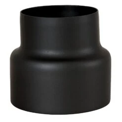 Reduzierung, Reduktion, Rauchrohr, Ofenrohr, Senotherm, 150 Mm - 120 Mm