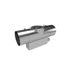 T-Stück Mit Aschebox Aus Edelstahl