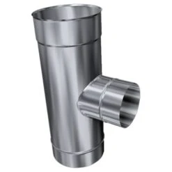 Feuerungsanschluss, 90° Mit Reduzierung Von 150 Mm Auf 120 Mm