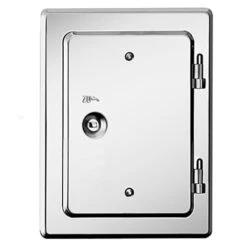 Schornstein-Kamin-Reinigungstür, 140 X 200 Mm, Verzinkt, Vierkantverschluss