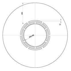 Deckenblende Mit Hinterlüftung (Breite 250 Mm), Edelstahl, ø 225 Mm 5 Deckenblende Mit Hinterlüftung (Breite 250 Mm), Edelstahl, ø 225 Mm -Ofen Experte Verkäufe wbthr25 450 1280x1280 8
