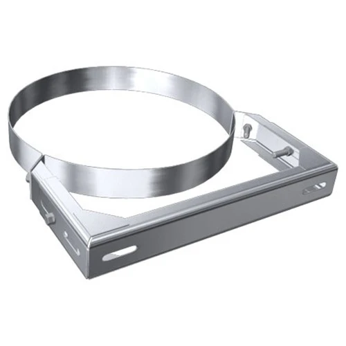 Einstellbarer Wandhalter, 95 - 135 Mm, Edelstahl, Für ø 150 Mm (210 Mm) 1 Einstellbarer Wandhalter, 95 - 135 Mm, Edelstahl, Für ø 150 Mm (210 Mm)