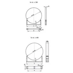 Einstellbarer Wandhalter, 135 - 215 Mm, Edelstahl, ø 130 Mm (190 Mm) 5 Einstellbarer Wandhalter, 135 - 215 Mm, Edelstahl, ø 130 Mm (190 Mm) -Ofen Experte Verkäufe whtwyk2de 450 1280x1280 7