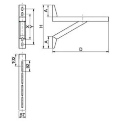 Wandkonsole 748 Mm, Für Doppelwandigen Edelstahlschornstein 5 Wandkonsole 748 Mm, Für Doppelwandigen Edelstahlschornstein -Ofen Experte Verkäufe wkkde 450 1280x1280