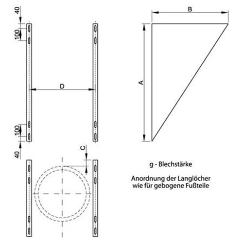 Schornstein, Wandkonsole, 100 200 Mm, ø 130 Mm (190 Mm) 3 Schornstein, Wandkonsole, 100 200 Mm, ø 130 Mm (190 Mm) – Bild 3
