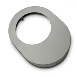 Adapter-Rosette Für Wodtke Differenzdruckwächter DS 01, Dn 150 Mm, Silbergrau