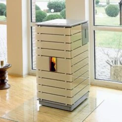 Pelletofen Wodtke Ivo.tec Waterplus, Wasserführend (9 / 13 KW)