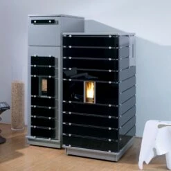 Pelletofen Wodtke Ivo.tec Waterplus, Wasserführend (9 / 13 KW) -Ofen Experte Verkäufe wodtke kaminofen ivotec tower s 1000 1280x1280